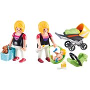 Playmobil 6447 Pregnant Woman and Mother with Baby Action Figures