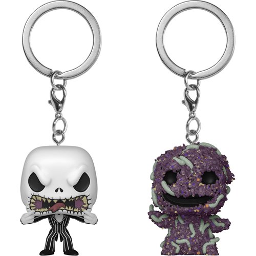 The Nightmare Before Christmas Jack and Oogie Boogie Pocket Pop! Key Chain 2-Pack