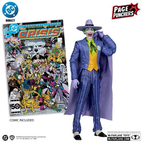 DC Direct Page Punchers Wave 10 Revision 1 7-Inch Scale Action Figure with Comic Book Case of 3