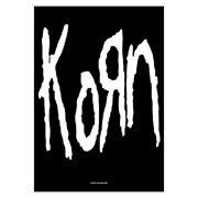 Korn Black and White Fabric Poster Wall Hanging