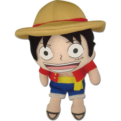One Piece Luffy New World Pinched 5 1/2-Inch Plush