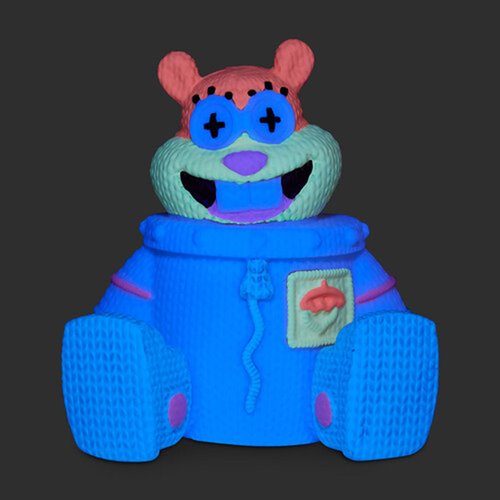 SpongeBob SquarePants Sandy Cheeks #448 Black Light Handmade by Robots Vinyl Figure