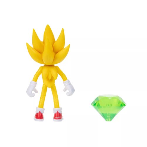 Sonic the Hedgehog 2 Movie 4" Super Sonic Figure , Not Mint