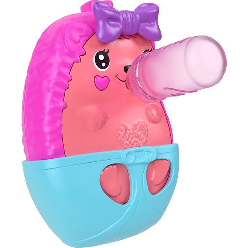 Polly Pocket Hedgehog Mom and Baby Wearable Compact Playset