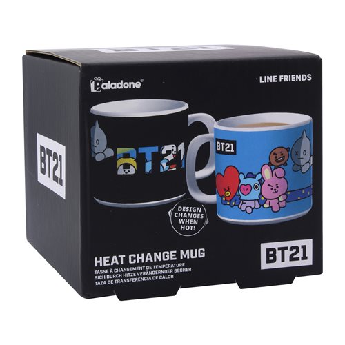 Line Friends BTS BT21 Heat Change 11 oz. Mug