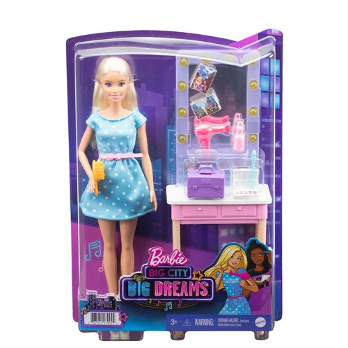 Barbie Big City Big Dreams Malibu Doll and Dressing Room