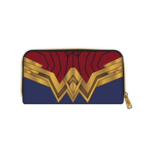 thumbnail image 2 of Wallet Wonder Woman Front Flap - Dark Stage 2 of 10
