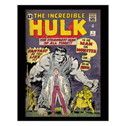 Hulk Man or Monster Marvel Comic Book Cover Stretched Canvas Print