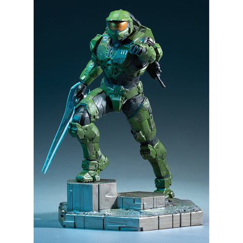 Halo Infinite: Master Chief With Grappleshot 10-Inch Statue