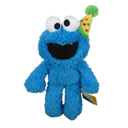 Happy Birthday Cookie Monster Take Along Buddy Plush