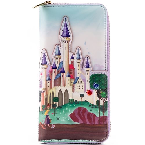 Sleeping Beauty Castle Series Zip-Around Wallet