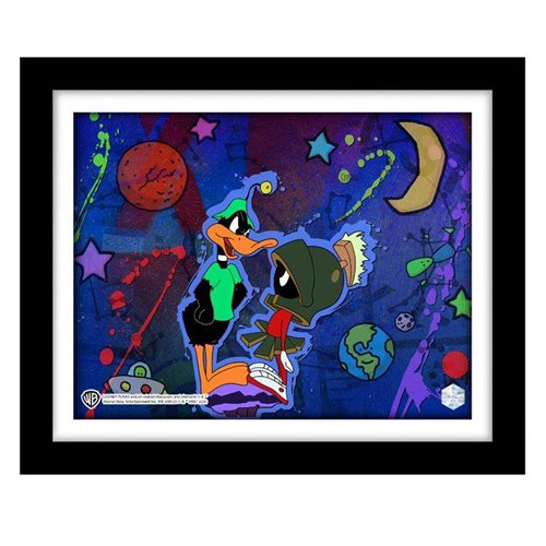 Looney Tunes Duck Dodgers in the 24 1/2th Century #1102 Animation Cel Artist Edition Framed Art Print