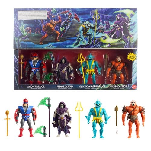 Masters of the Universe Origins Battle for Subternia Action Figure 4-Pack - Exclusive