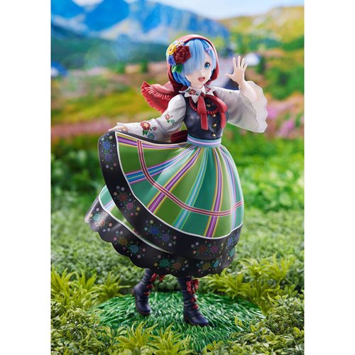 Re:Zero - Starting Life in Another World Rem Country Dress Version 1:7 Scale Statue