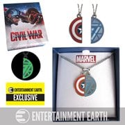 Captain America: Civil War Best Friends Necklace Set - Entertainment Earth Exclusive