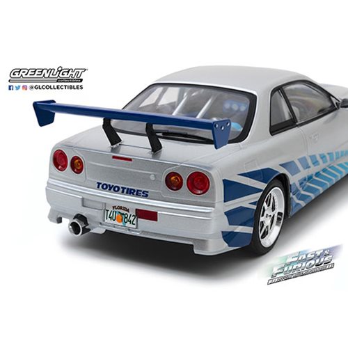 2 Fast 2 Furious 03 1999 Nissan Skyline Gt R Artisan Collection 1 18 Scale Die