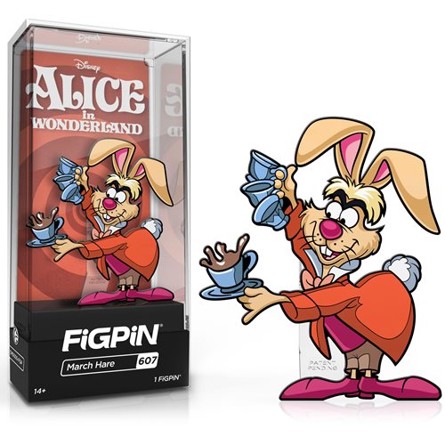 Alice in Wonderland March Hare FiGPiN Classic Limited Edition Enamel Pin