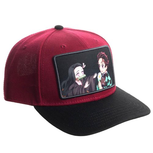 Demon Slayer Sublimated Patch Pre-Curved Snapback Hat