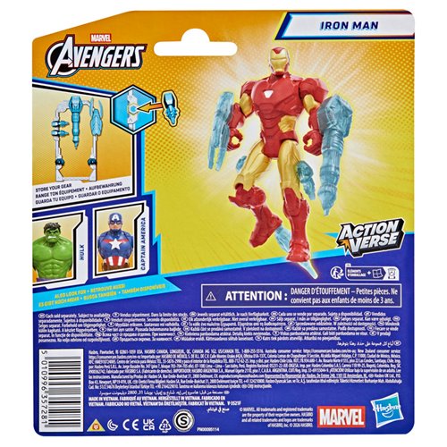 Marvel Avengers ActionVerse Iron Man Action Figure