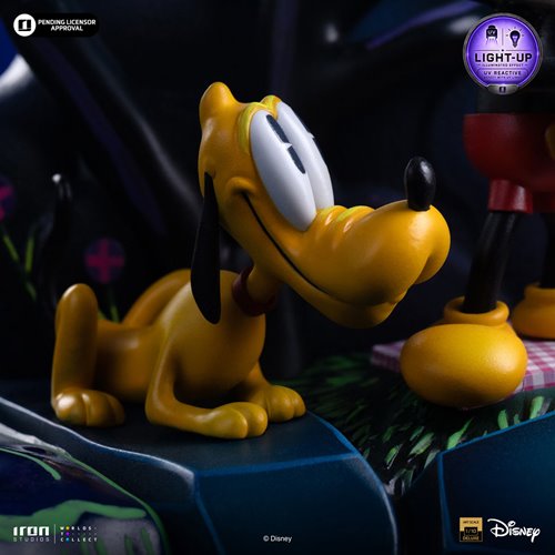 Disney Classics Mickey, Minnie and Pluto's Day at the Park Deluxe Art Scale 1:10 Limited Edition Sta