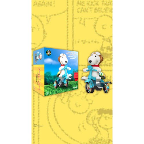Peanuts Snoopy Flying Ace Super Cycles Vinyl Figure