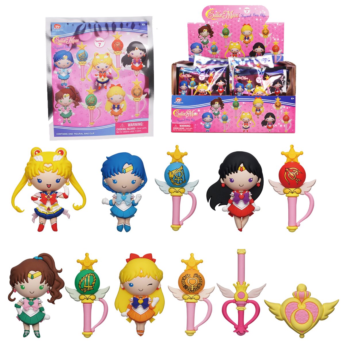 Mystery Bag - Sailor Moon - Keychain Figurine Clip for Backpack Serie -  Chez Rhox Geek Stop