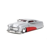 Bigtime Muscle 1951 Mercury Silver and Red 1:24 Scale Die-Cast Metal Vehicle