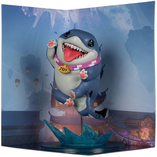 Marvel Rivals Wave 1 Jeff The Land Shark 1:10 Scale Posed Figure with Scene