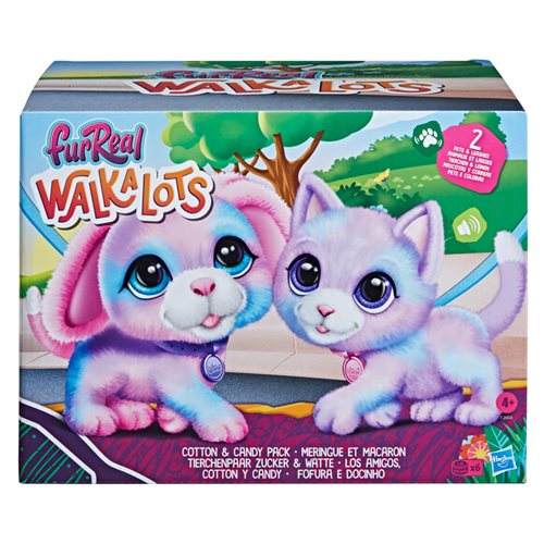 FurReal Walkalots Cotton Dog & Candy Cat Pack