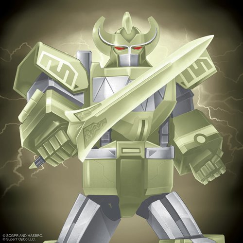Mighty Morphin Power Rangers Megazord (Lightning Glow) 3 3/4-Inch ReAction Figure