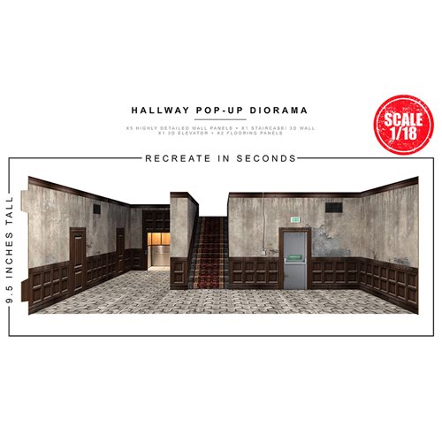 Hallway Pop-Up 1:18 Scale Diorama