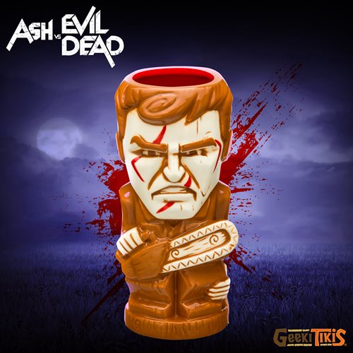 Evil Dead Ash 24 oz. Scenic Geeki Tikis Mug
