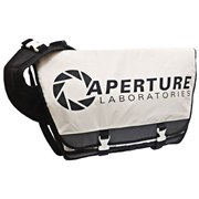 Portal 2 1980s Logo Aperture Laboratories Messenger Bag
