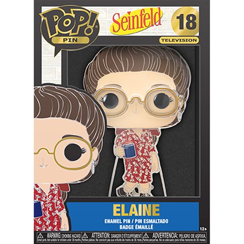 Seinfeld Elaine Large Enamel Pop! Pin