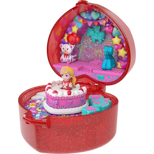 Polly Pocket Mattel 80th Ring Box Playset