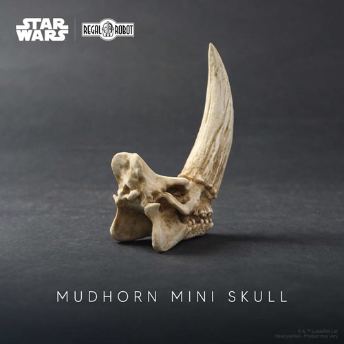 Star Wars: The Mandalorian Mudhorn Mini Skull Sculpture