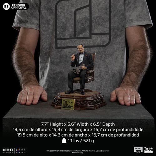 The Godfather Don Vito Corleone Limited Edition 1:10 Art Scale Statue