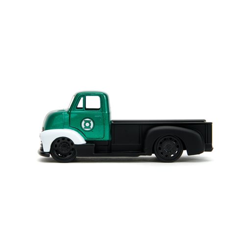Green Lantern Hollywood Rides 1952 Chevrolet COE Pickup 1:32 Scale Die-Cast Metal Vehicle with Figur