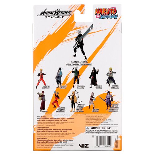 Naruto Anime Heroes Action Figure Wave 1 Case of 6