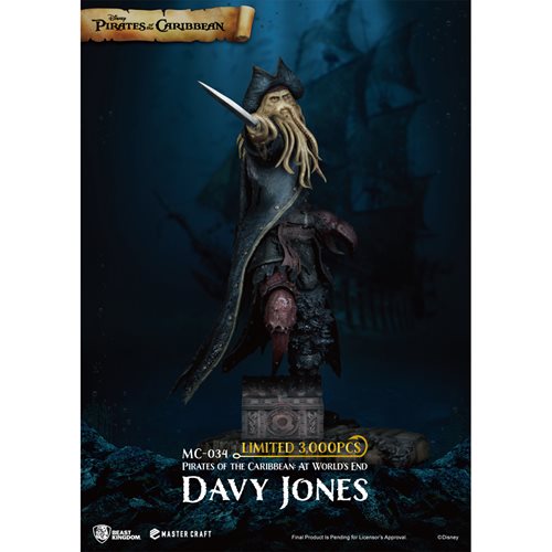 Pirates of the Caribbean Worlds End Davy Jones MC-034 Statue