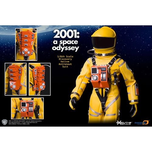 2001: A Space Odyssey 1:6 Scale Yellow Discovery Astronaut Suit