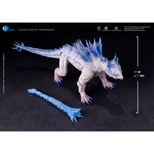 Godzilla x Kong: The New Empire Shimo Frost Bite Blast Exquisite Basic Plus Series None Scale 7-Inch