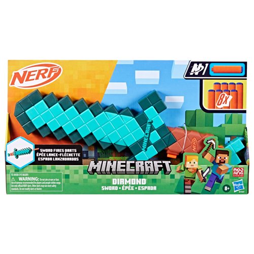 Minecraft Nerf Sword Dart Blaster