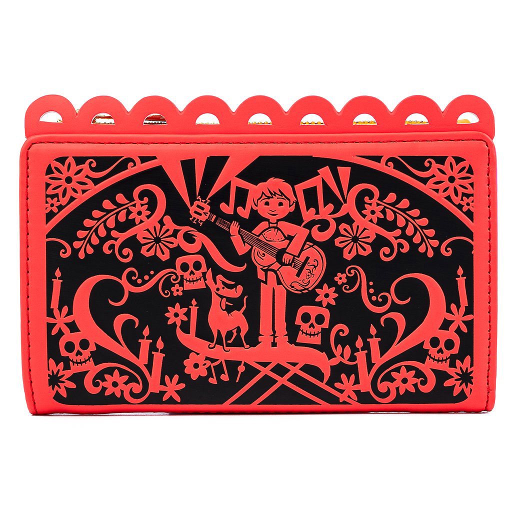 Coco Diecut Party Flags Flap Wallet - Entertainment Earth