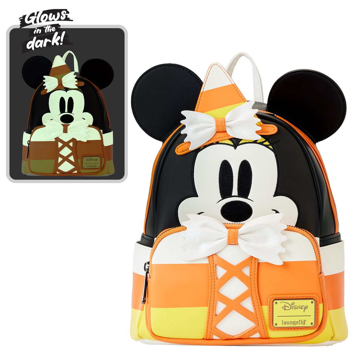 Disney Mickey Mouse Cartoon Faux Leather Mini Backpack 