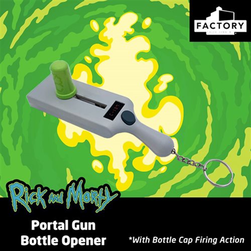 Rick and Morty Portal Gun Bottle Opener
