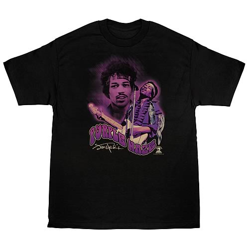 Jimi Hendrix Jimi Purple Haze T-Shirt - Entertainment Earth