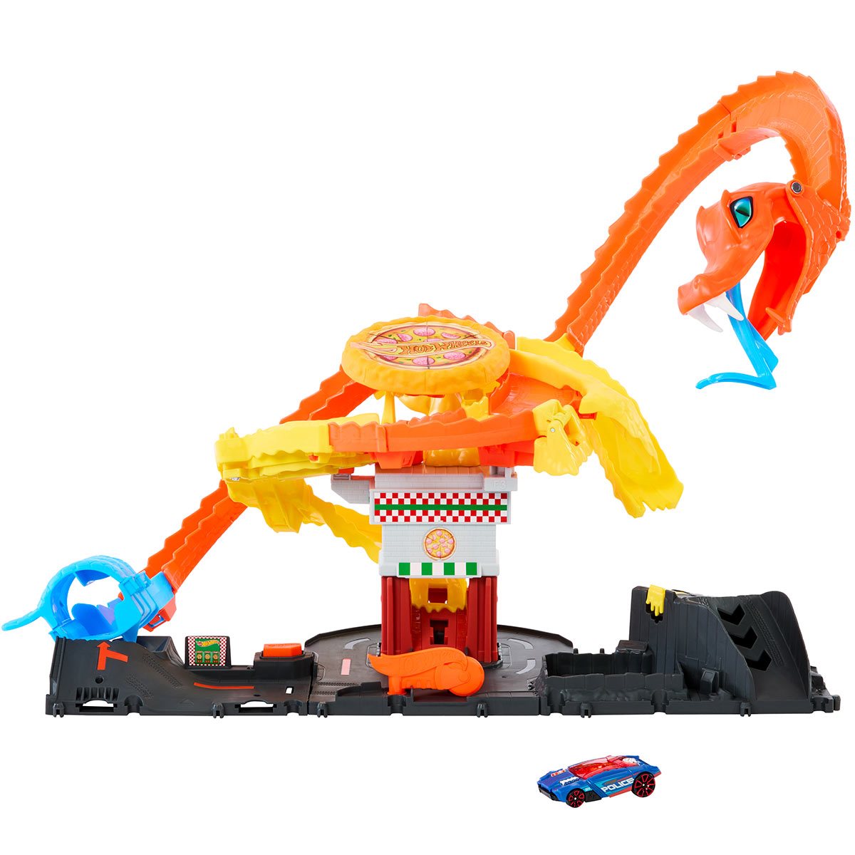 Hot Wheels Cobra Adventure Playset Snake-Themed Fun Set, Fighting Giant  Cobra From Cars Jail, Can Be Linked With Other Sets - AliExpress