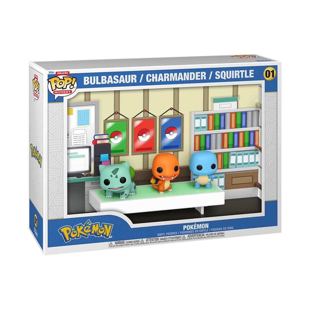 Funko Pop! Pokemon Pikachu, Bulbasaur, Charmander & Squirtle - Unbox, Play  & Review 