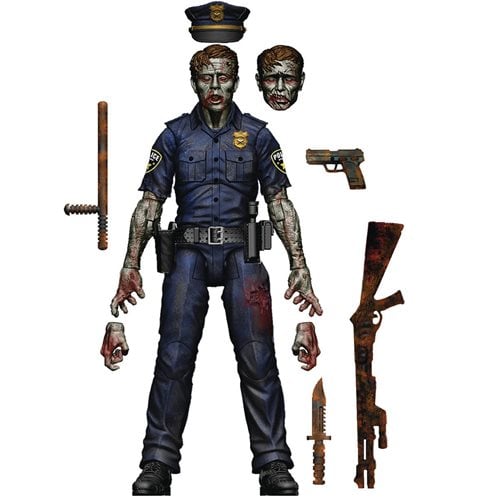 Vitruvian H.A.C.K.S. Series Z Officer Zed Zombie Police Officer Action Figure